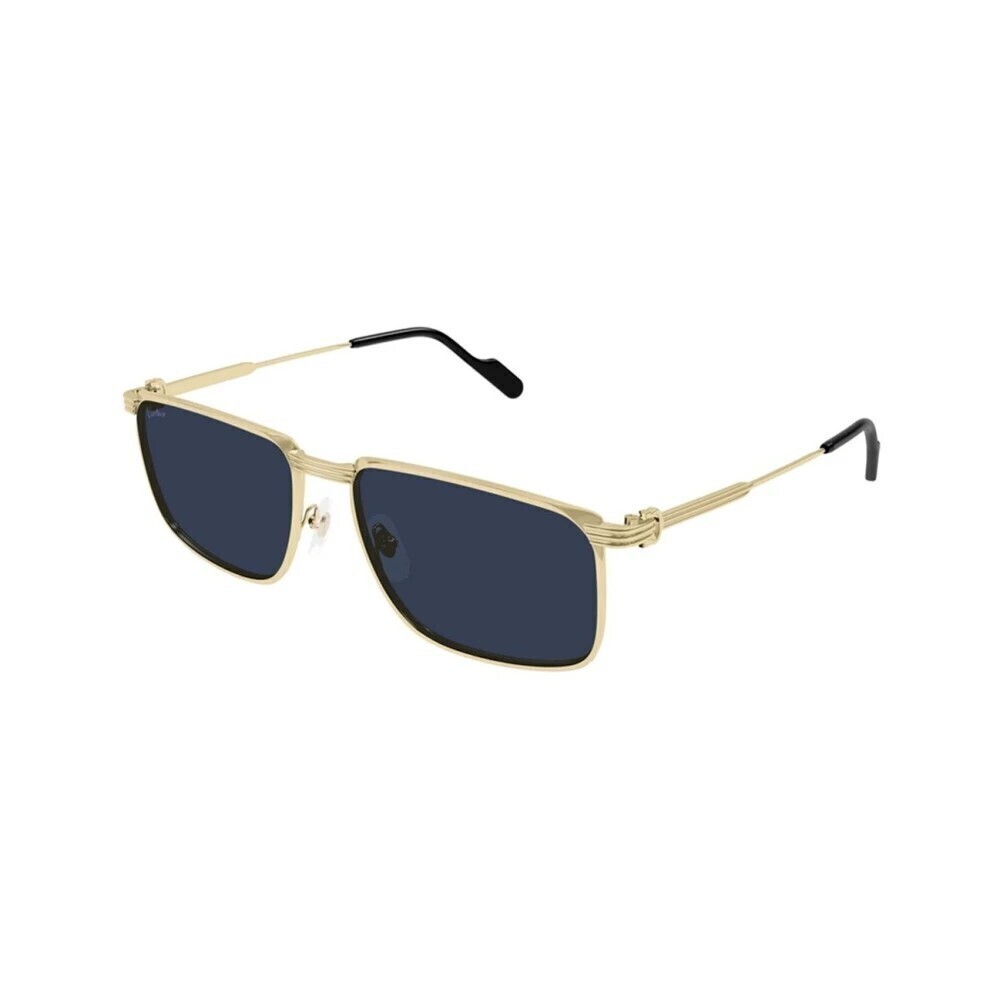 Cartier CT0534S-003 Sunglasses Gold Blue Metal
